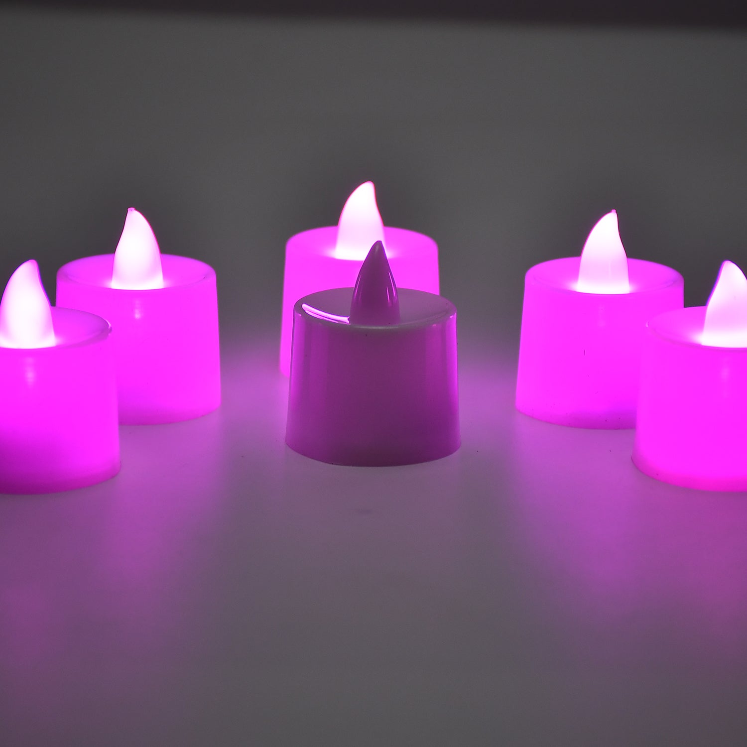 6632 Pink Flameless LED Tealights, Smokeless Plastic Decorative Candles - Led Tea Light Candle For Home Decoration (Pack Of 24) DeoDap 6632 Pink Flameless LED Tealights, Smokeless Plastic Decorative Candles - Led Tea Light Candle For Home Decoration (Pack Of 24) DeoDap
